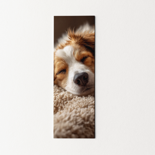 5906040420059 Zakładka do książki 6x18 cm piesek w kocu cozy MaDam Creative.png