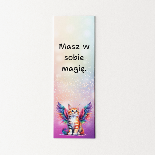 5906040418087 Zakładka do książki 6x18 cm Masz w sobie magię kot MaDam Creative.png