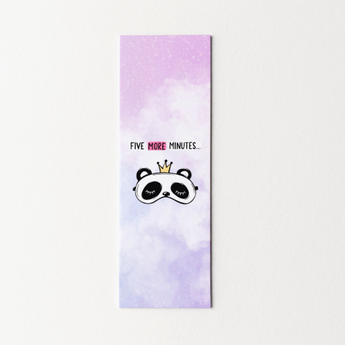 5906040418032 Zakładka do książki 6x18 cm panda cute five more minutes MaDam Creative.png