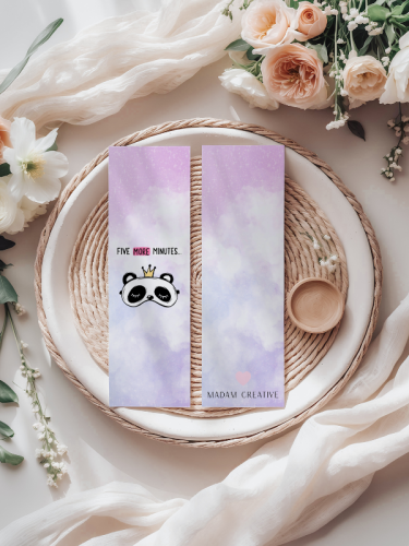 5906040418032 Zakładka do książki 6x18 cm panda cute five more minutes MaDam Creative (2).png