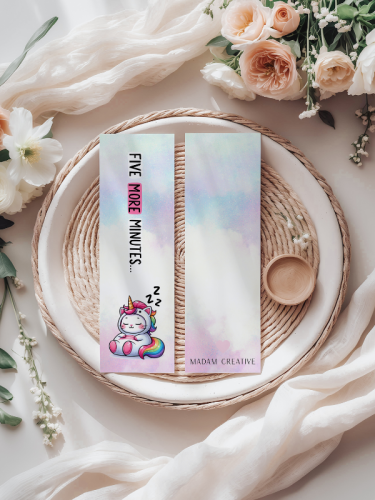 5906040417974 Zakładka do książki 6x18 cm jednorożec cute five more minutes MaDam Creative (2).png
