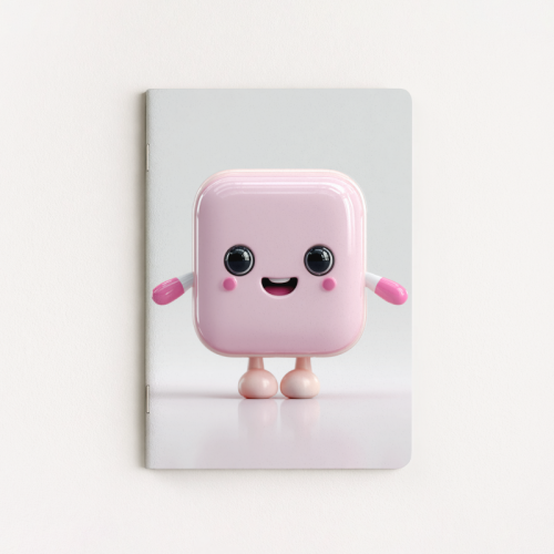 Zeszyt A5 gładki 32 kartki Słodki marshmallow różowy MaDam Creative