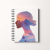 Notes A5 kropki 80 kartek Akwarelowa sylwetka kobiety MaDam Creative