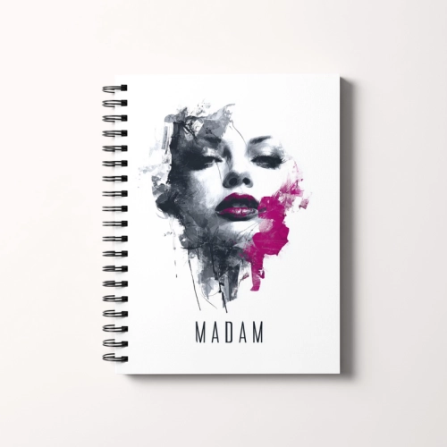Notes A5 gładki 80 kartek Artystyczny portret kobiety MaDam Creative
