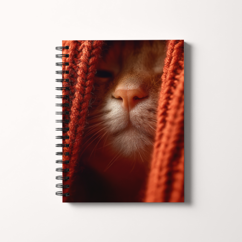 Notes A5 kropki 80 kartek Cozy kotek pod kocem MaDam Creative