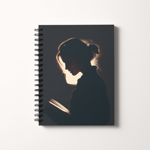 Notes A5 kratka 80 kartek Czytelniczka w blasku światła MaDam Creative