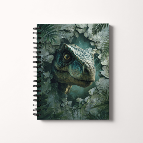 Notes A5 kropki 80 kartek Dinozaur strażnik dżungli MaDam Creative