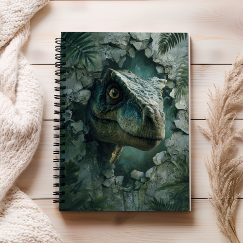 Notes A5 kratka 80 kartek Dinozaur strażnik dżungli MaDam Creative