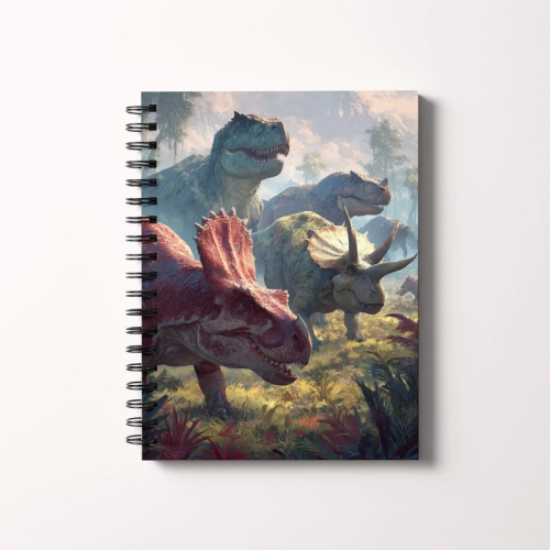 Notes A5 gładki 80 kartek Dinozaury prehistoryczna przygoda MaDam Creative