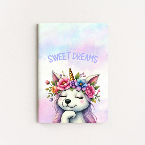 Sweet Dreams Piesek Jednorożec MaDam Creative.png