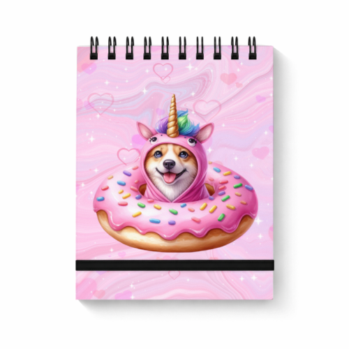Pies Jednorożec Donut Różowy MaDam Creative.png