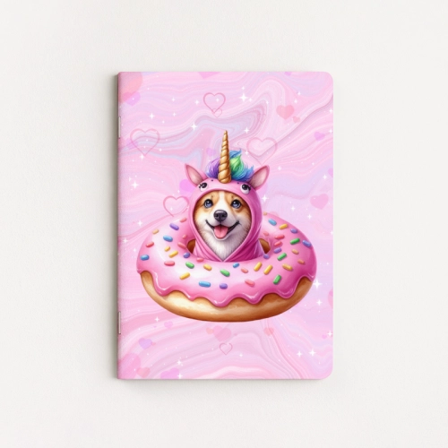 Pies Jednorożec Donut Różowy MaDam Creative.png
