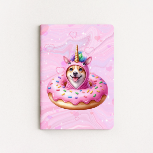 Pies Jednorożec Donut Różowy MaDam Creative.png