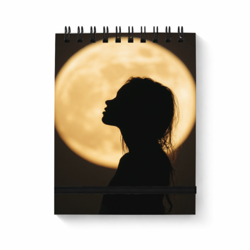 Dziewczyna na tle złotego księżyca MaDam Creative.png