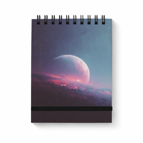 Fioletowa planeta na nocnym niebie MaDam Creative (2).png