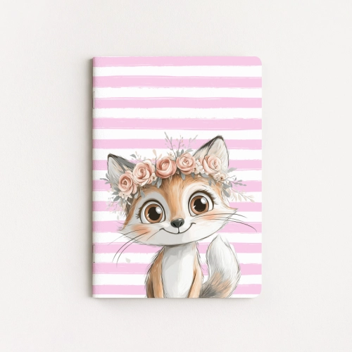 Lisek w Wianku Kwiatowym MaDam Creative.png