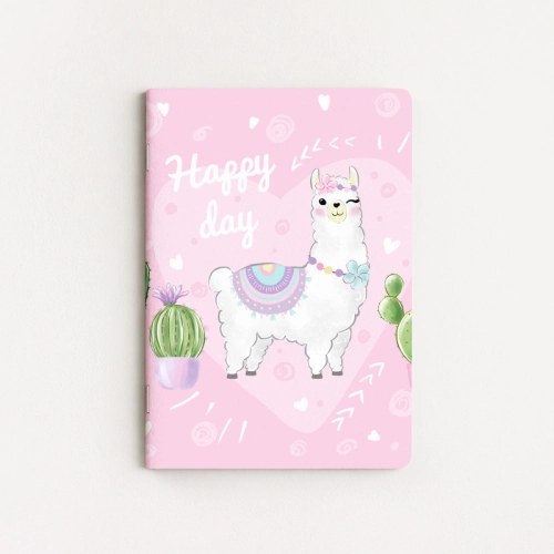 Lama Happy Day Różowy Styl MaDam Creative.png