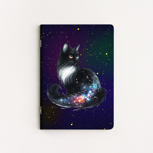 Kot Galaxy Nocne Niebo MaDam Creative.png
