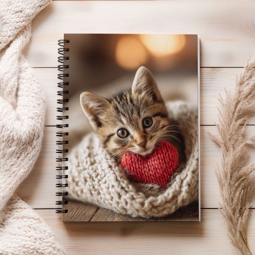 Notes A5 gładki 80 kartek Kotek z czerwonym serduszkiem MaDam Creative (2).png