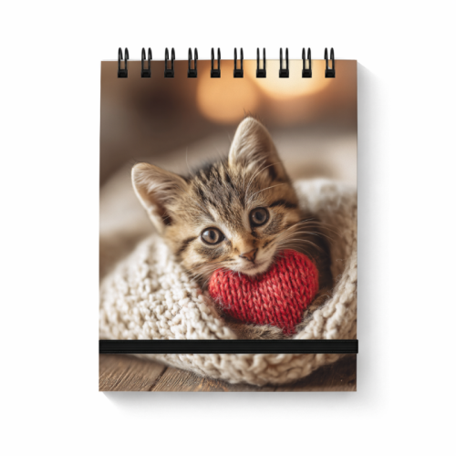 Kotek z czerwonym serduszkiem MaDam Creative.png