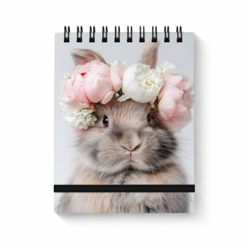 Króliczek w kwiatowej koronie MaDam Creative.png