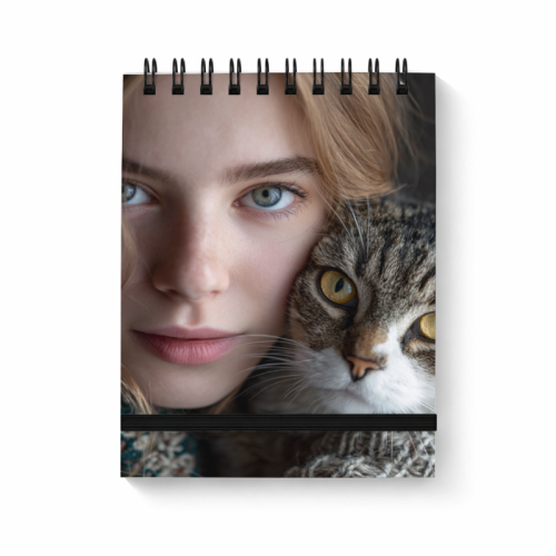 Kobieta i kot portret podwójny MaDam Creative.png