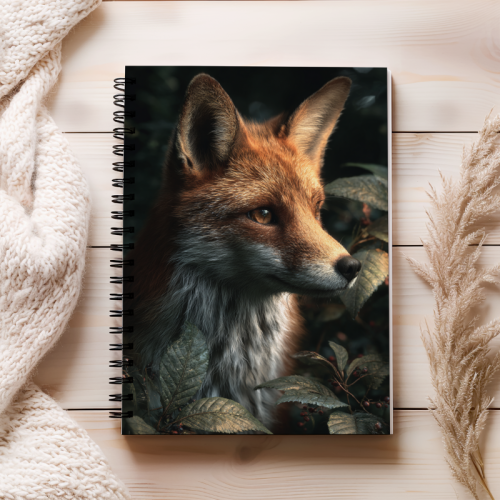 Notes A5 gładki 80 kartek Lisek w leśnym cieniu MaDam Creative (2).png