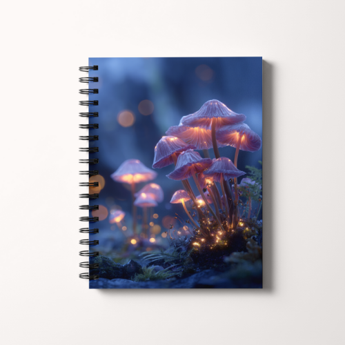 Notes A5 gładki 80 kartek Magiczne grzyby w zaczarowanym lesie MaDam Creative.png