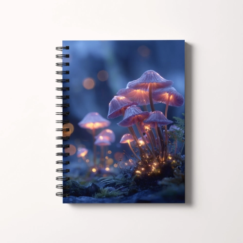 Notes A5 gładki 80 kartek Magiczne grzyby w zaczarowanym lesie MaDam Creative.png