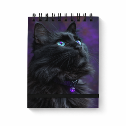 Magiczny czarny kot fantasy MaDam Creative.png