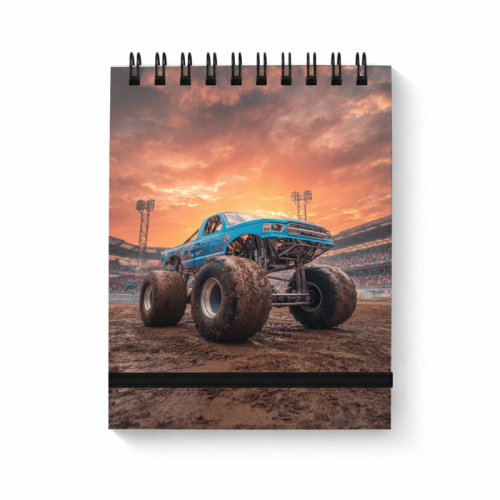 Monster truck na pustynnym torze MaDam Creative.png