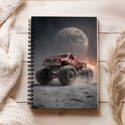 Notes A5 gładki 80 kartek Monster truck pod pełnią księżyca MaDam Creative (2).png