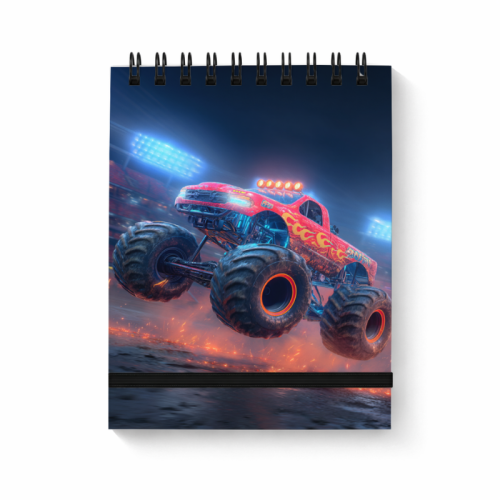 Neonowy monster truck nocą MaDam Creative.png