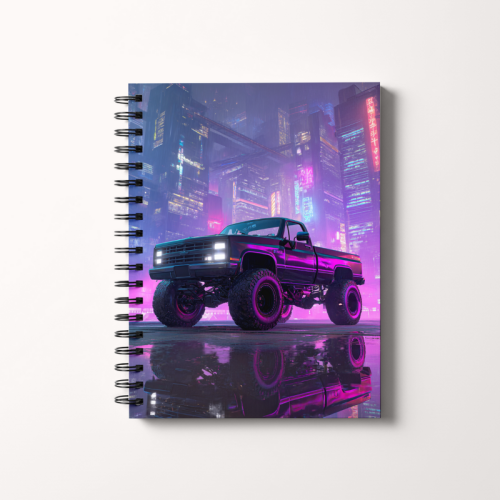 Neonowy samochód nocnego miasta MaDam Creative.png