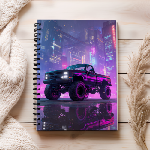 Neonowy samochód nocnego miasta MaDam Creative (2).png