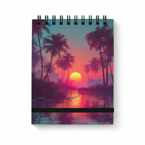 Neonowy zachód słońca wśród palm MaDam Creative.png