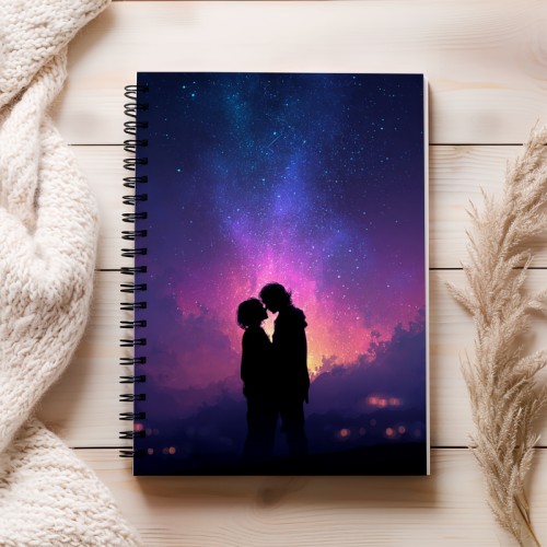 Notes A5 gładki 80 kartek Para pod gwiazdami MaDam Creative (2).png