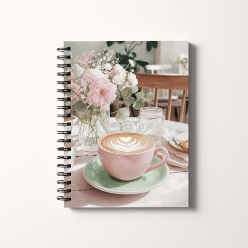 Notes A5 gładki 80 kartek Pastelowa kawa w kawiarni MaDam Creative.png