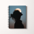 Notes A5 gładki 80 kartek Profil dziewczyny i księżyc MaDam Creative.png