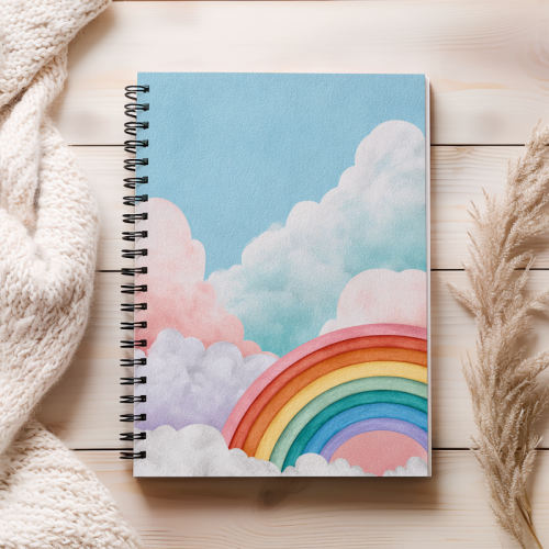 Notes A5 gładki 80 kartek Pastelowe chmurki z tęczą MaDam Creative (2).png