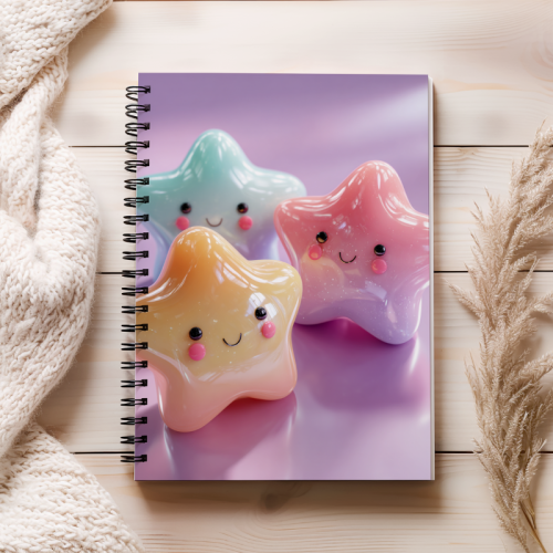 Notes A5 gładki 80 kartek Pastelowe gwiazdki kawaii MaDam Creative (2).png