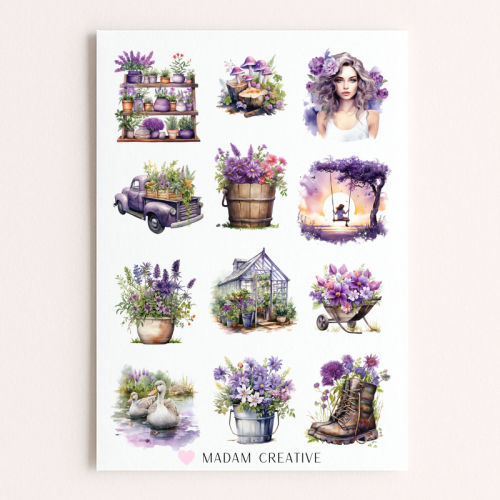 Naklejki Foliowe 13x19 Botaniczna Miłość Ogród – Roślinne inspiracje MaDam Creative