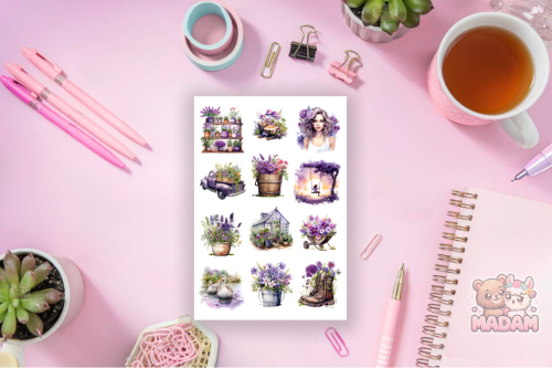 Naklejki Foliowe 13x19 Botaniczna Miłość Ogród – Roślinne inspiracje MaDam Creative