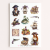 Naklejki Foliowe 13x19 Piracka Przygoda – Mapy i skarby MaDam Creative