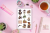 Naklejki Foliowe 13x19 Piracka Przygoda – Mapy i skarby MaDam Creative