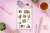 Naklejki Foliowe 13x19 Sushi – Japońskie smakołyki i rolki MaDam Creative