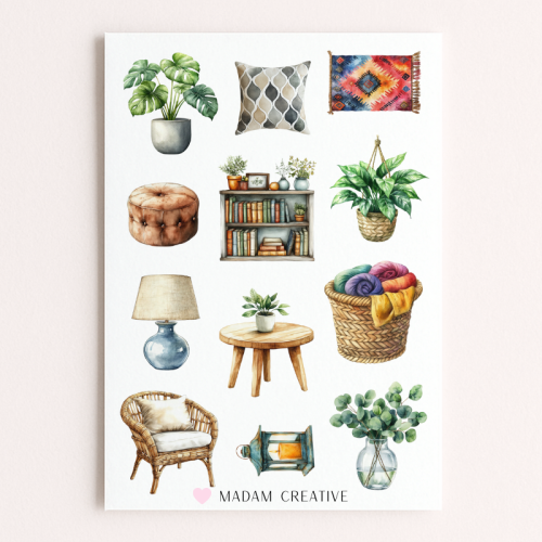 Naklejki Foliowe 13x19 Domowe Dekoracje – Styl i przytulne wnętrza MaDam Creative