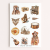 Naklejki Foliowe 13x19 Boho Muzyka – Gitary i Artystyczny Styl MaDam Creative
