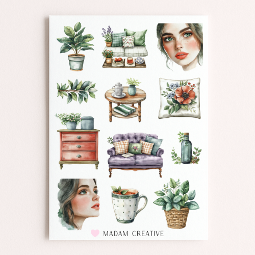 Naklejki Foliowe 13x19 Architektura wnętrz MaDam Creative