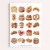 Naklejki Foliowe 13x19 Ciasto Kawaii Bakery MaDam Creative